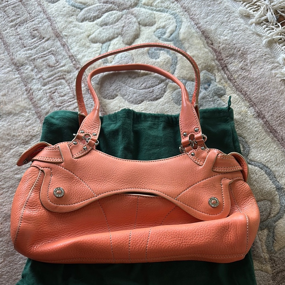 Orange Cole haan Leather Women's Bag